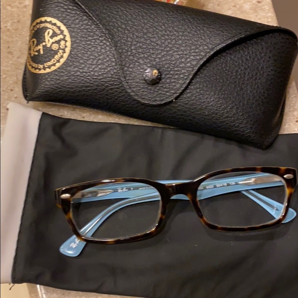 Ray-Ban Tortoise Eye Glasses Frames - Picture 3 of 6
